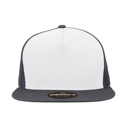 Decky 1040 Trucker Snapback Hats 5 Panel Caps High Profile Structured Blank Wholesale