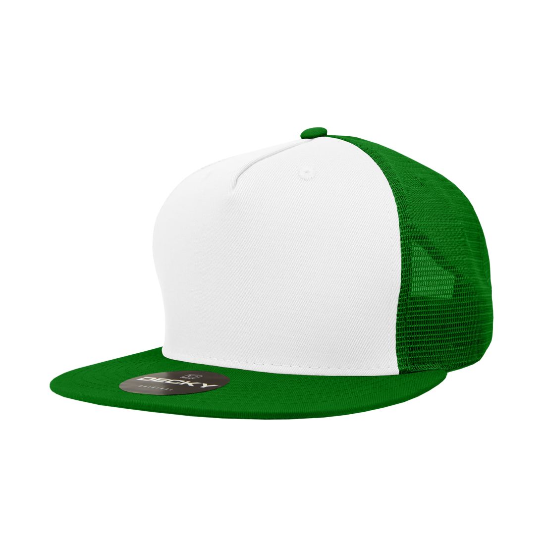 Decky 1040 Trucker Snapback Hats 5 Panel Caps High Profile Structured Blank Wholesale