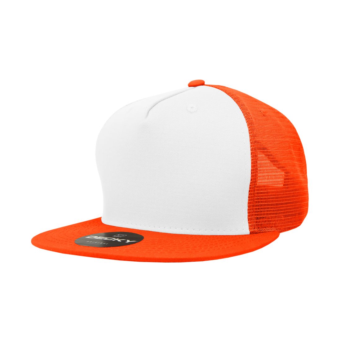 Decky 1040 Trucker Snapback Hats 5 Panel Caps High Profile Structured Blank Wholesale