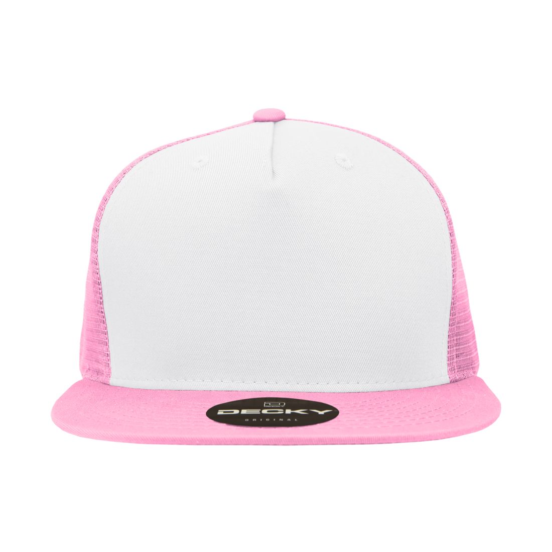 Decky 1040 Trucker Snapback Hats 5 Panel Caps High Profile Structured Blank Wholesale