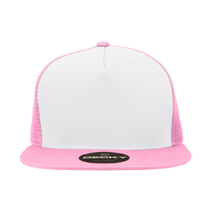 Decky 1040 Trucker Snapback Hats 5 Panel Caps High Profile Structured Blank Wholesale