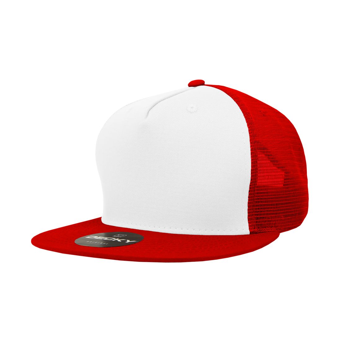 Decky 1040 Trucker Snapback Hats 5 Panel Caps High Profile Structured Blank Wholesale