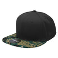 Decky 1047 Camouflage High Profile Snapback Hats 6 Panel Caps Flat Bill Army Wholesale