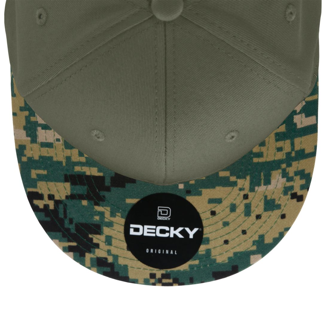 Decky 1047 Camouflage High Profile Snapback Hats 6 Panel Caps Flat Bill Army Wholesale