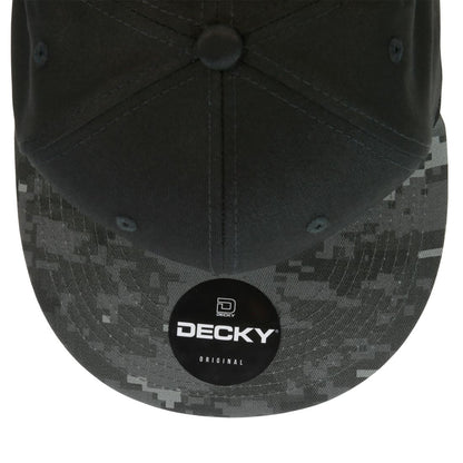 Decky 1047 Camouflage High Profile Snapback Hats 6 Panel Caps Flat Bill Army Wholesale