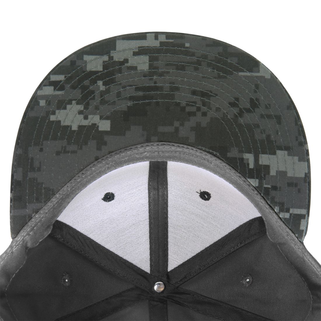 Decky 1047 Camouflage High Profile Snapback Hats 6 Panel Caps Flat Bill Army Wholesale