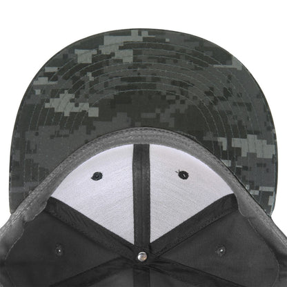 Decky 1047 Camouflage High Profile Snapback Hats 6 Panel Caps Flat Bill Army Wholesale