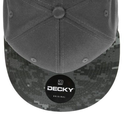 Decky 1047 Camouflage High Profile Snapback Hats 6 Panel Caps Flat Bill Army Wholesale