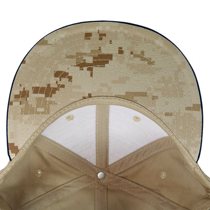 Decky 1047 Camouflage High Profile Snapback Hats 6 Panel Caps Flat Bill Army Wholesale
