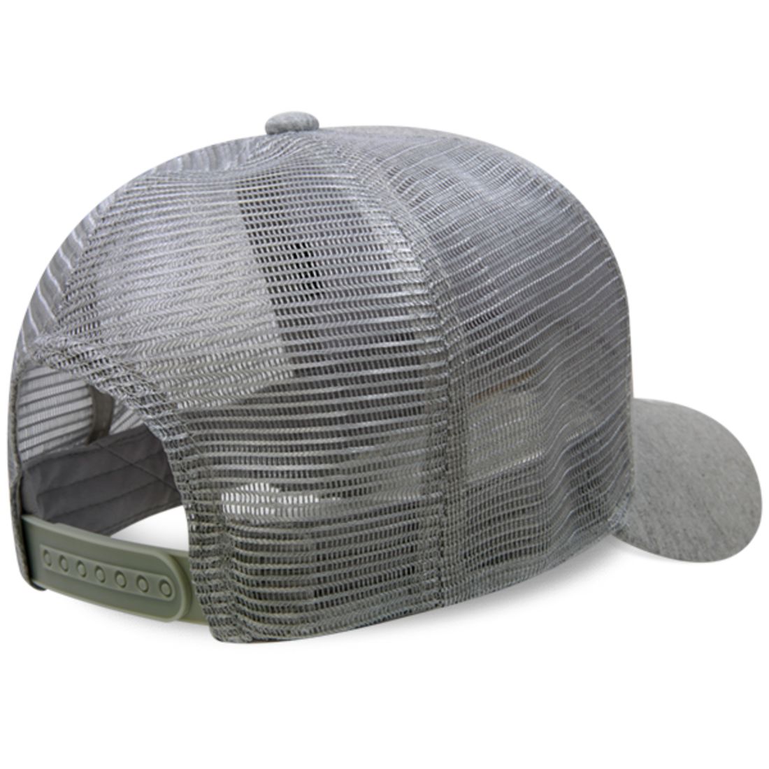 Decky 1050 Heather Jersey Trucker Hats 5 Panel Snapback Caps Mesh Structured Wholesale