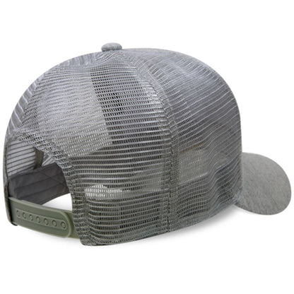 Decky 1050 Heather Jersey Trucker Hats 5 Panel Snapback Caps Mesh Structured Wholesale