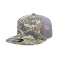 Decky 1055 Camo Trucker Hats High Profile 6 Panel Snapback Caps Flat Bill Mesh Wholesale