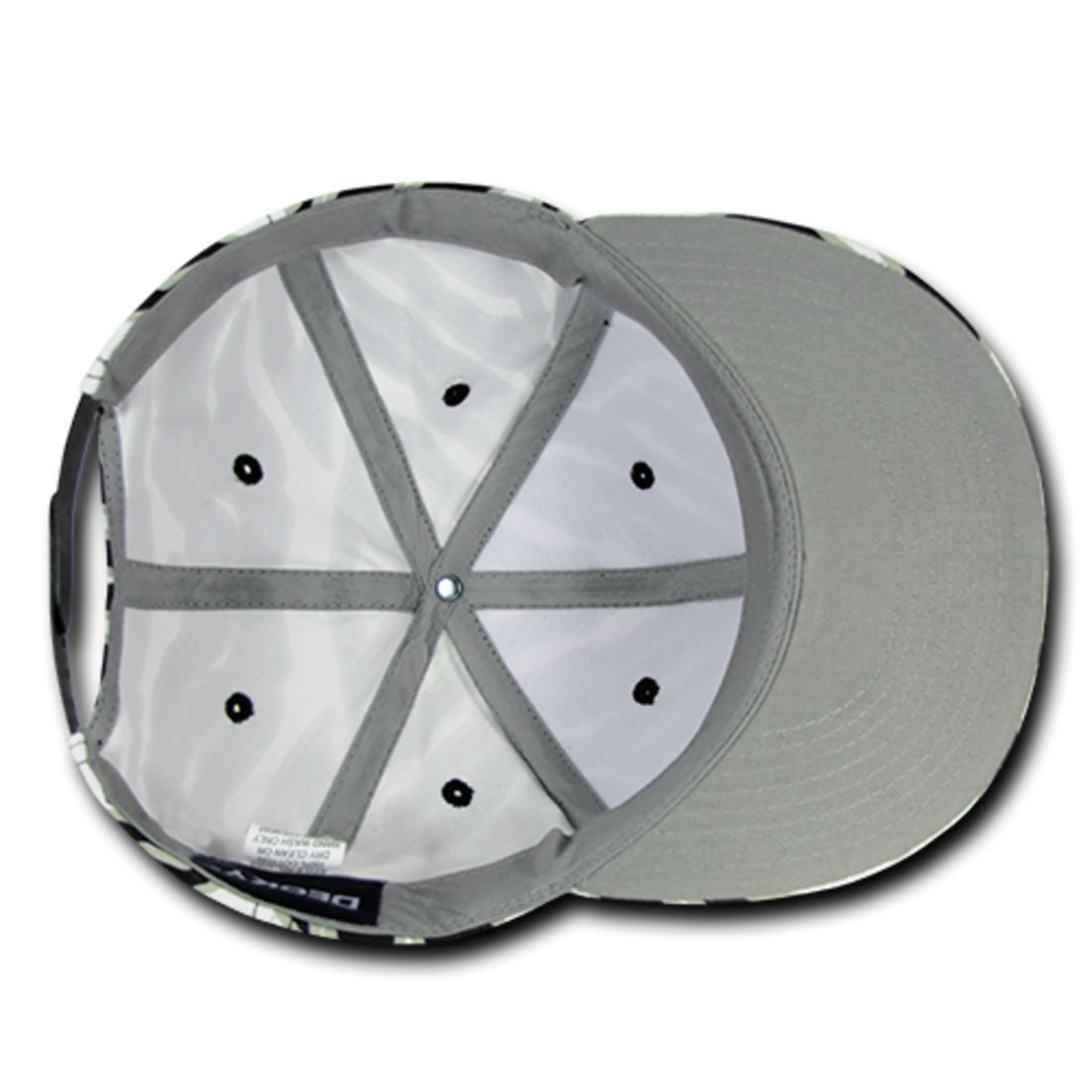 Decky 1060 Zebra Print Snapback Hats High Profile 6 Panel Caps Flat Bill Wholesale