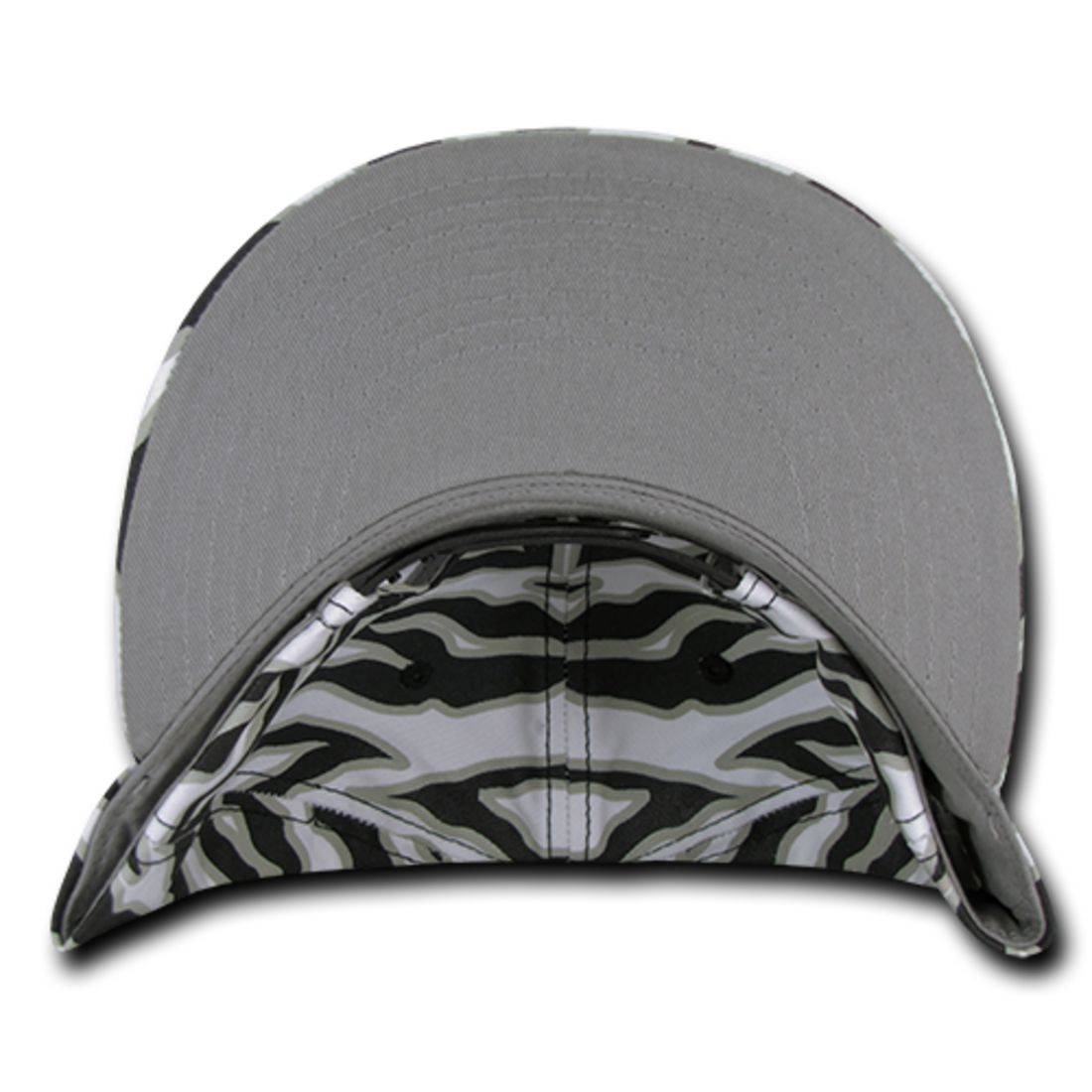 Decky 1060 Zebra Print Snapback Hats High Profile 6 Panel Caps Flat Bill Wholesale