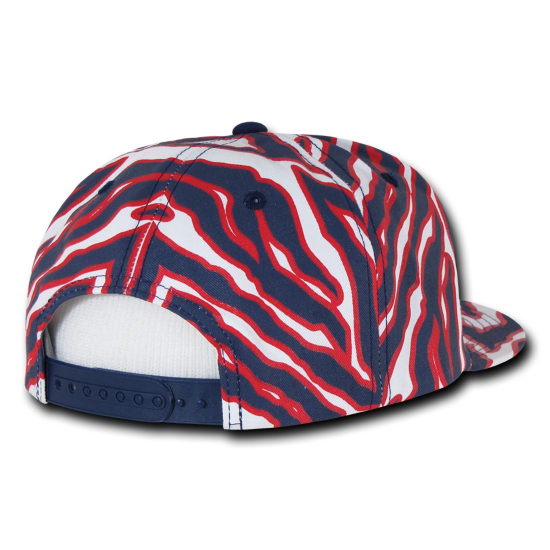 Decky 1060 Zebra Print Snapback Hats High Profile 6 Panel Caps Flat Bill Wholesale