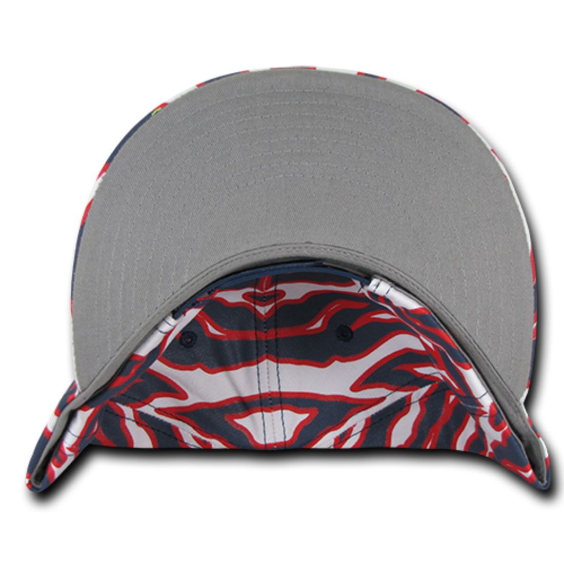 Decky 1060 Zebra Print Snapback Hats High Profile 6 Panel Caps Flat Bill Wholesale
