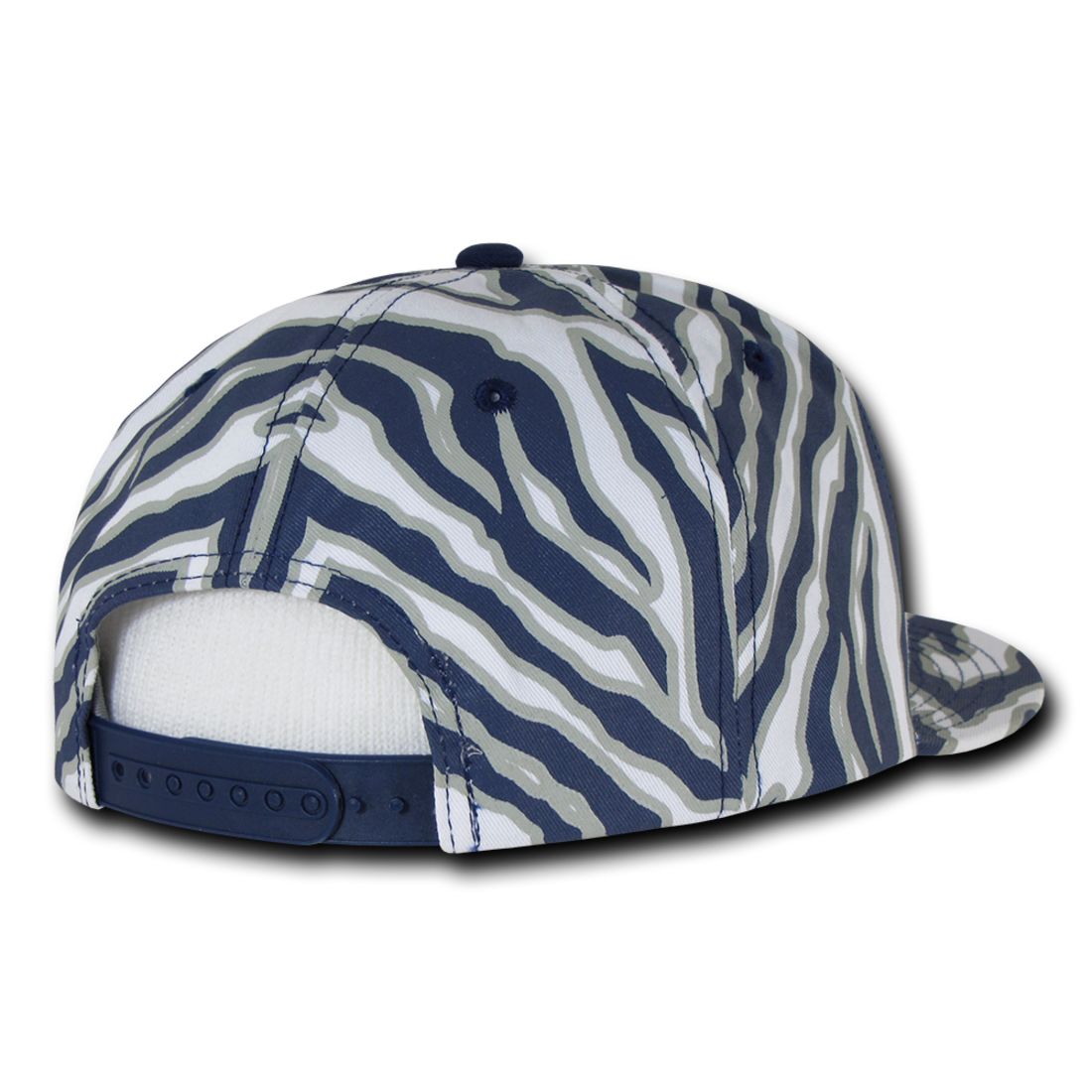Decky 1060 Zebra Print Snapback Hats High Profile 6 Panel Caps Flat Bill Wholesale
