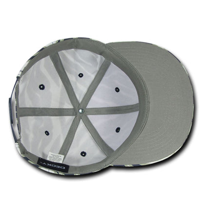 Decky 1060 Zebra Print Snapback Hats High Profile 6 Panel Caps Flat Bill Wholesale