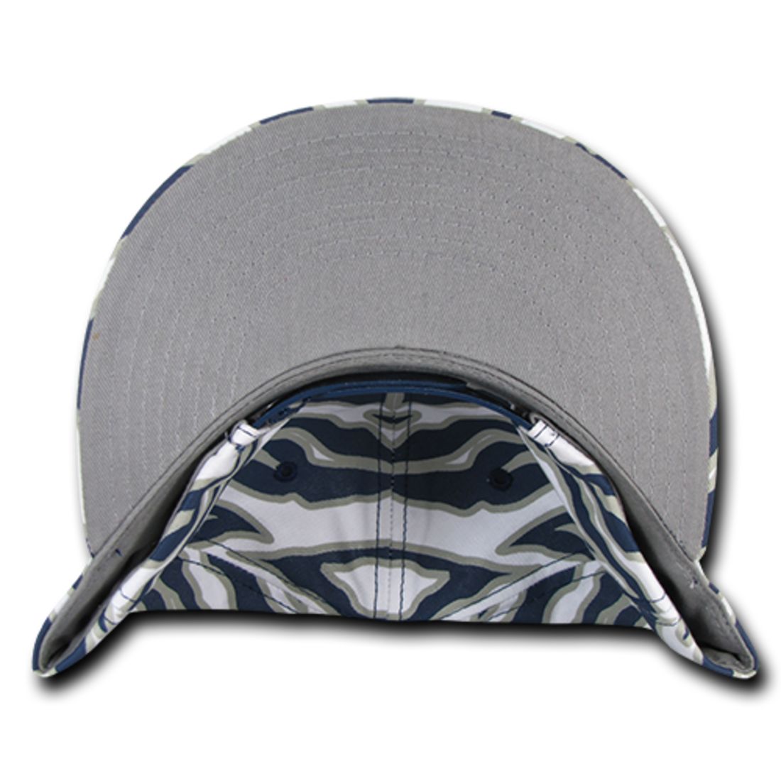 Decky 1060 Zebra Print Snapback Hats High Profile 6 Panel Caps Flat Bill Wholesale