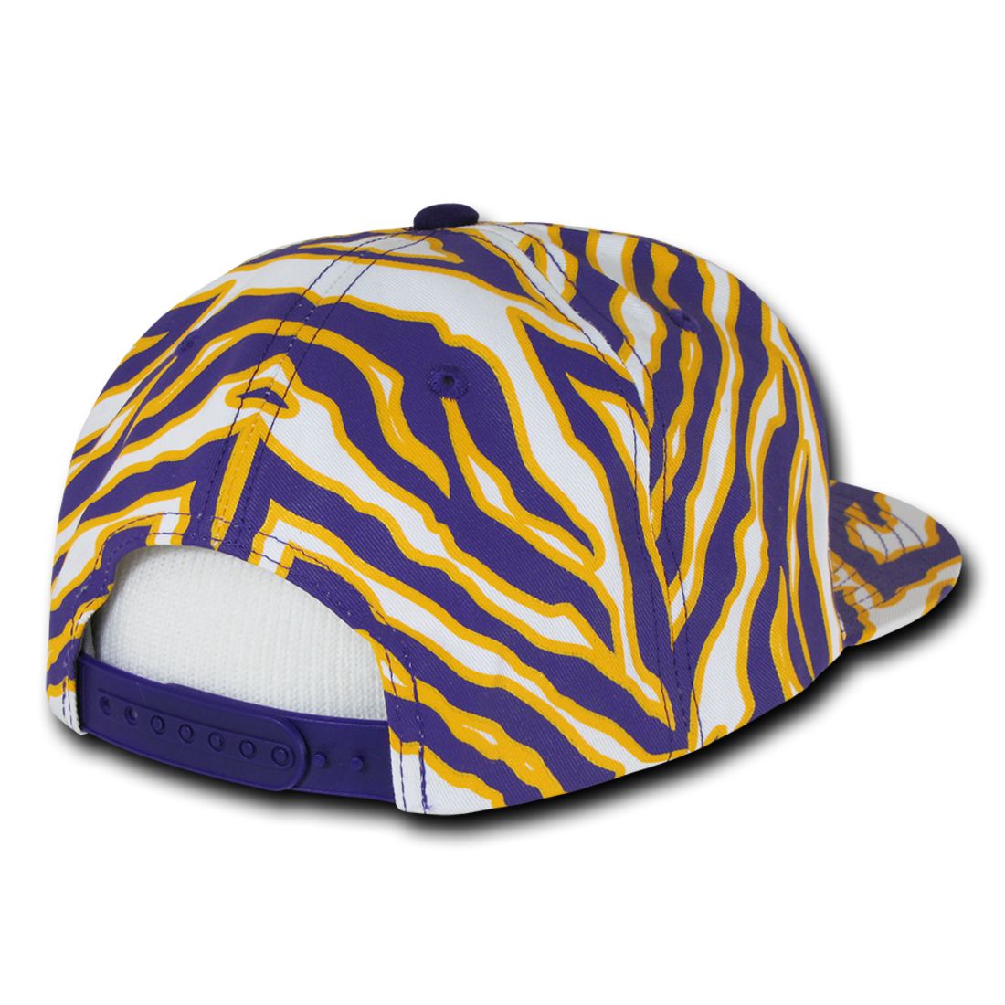 Decky 1060 Zebra Print Snapback Hats High Profile 6 Panel Caps Flat Bill Wholesale