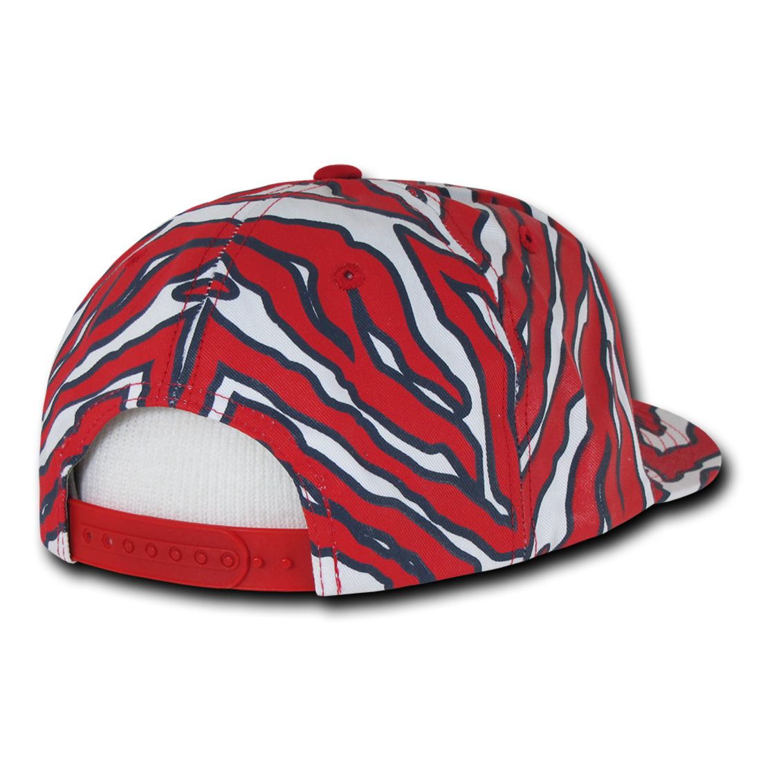Decky 1060 Zebra Print Snapback Hats High Profile 6 Panel Caps Flat Bill Wholesale