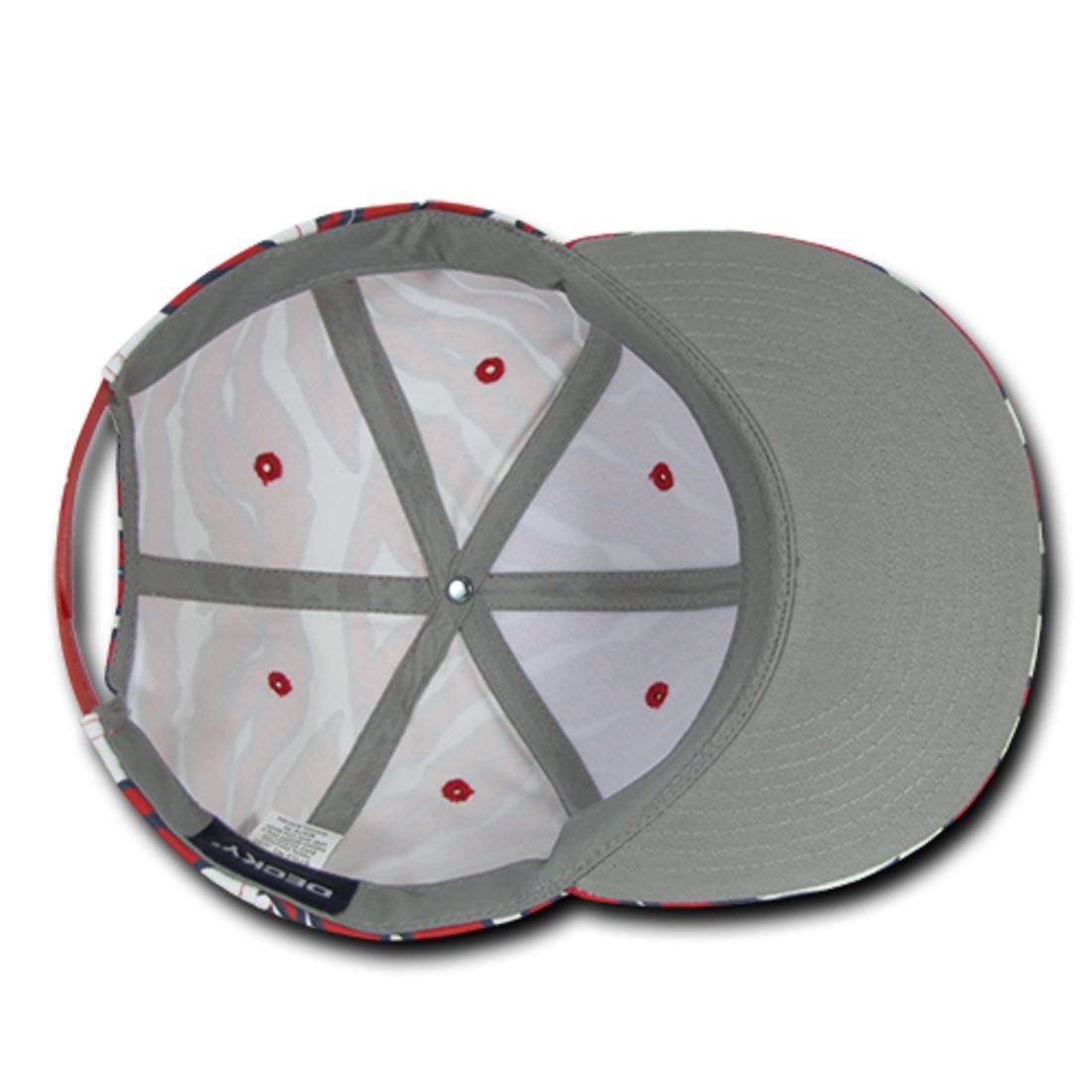 Decky 1060 Zebra Print Snapback Hats High Profile 6 Panel Caps Flat Bill Wholesale