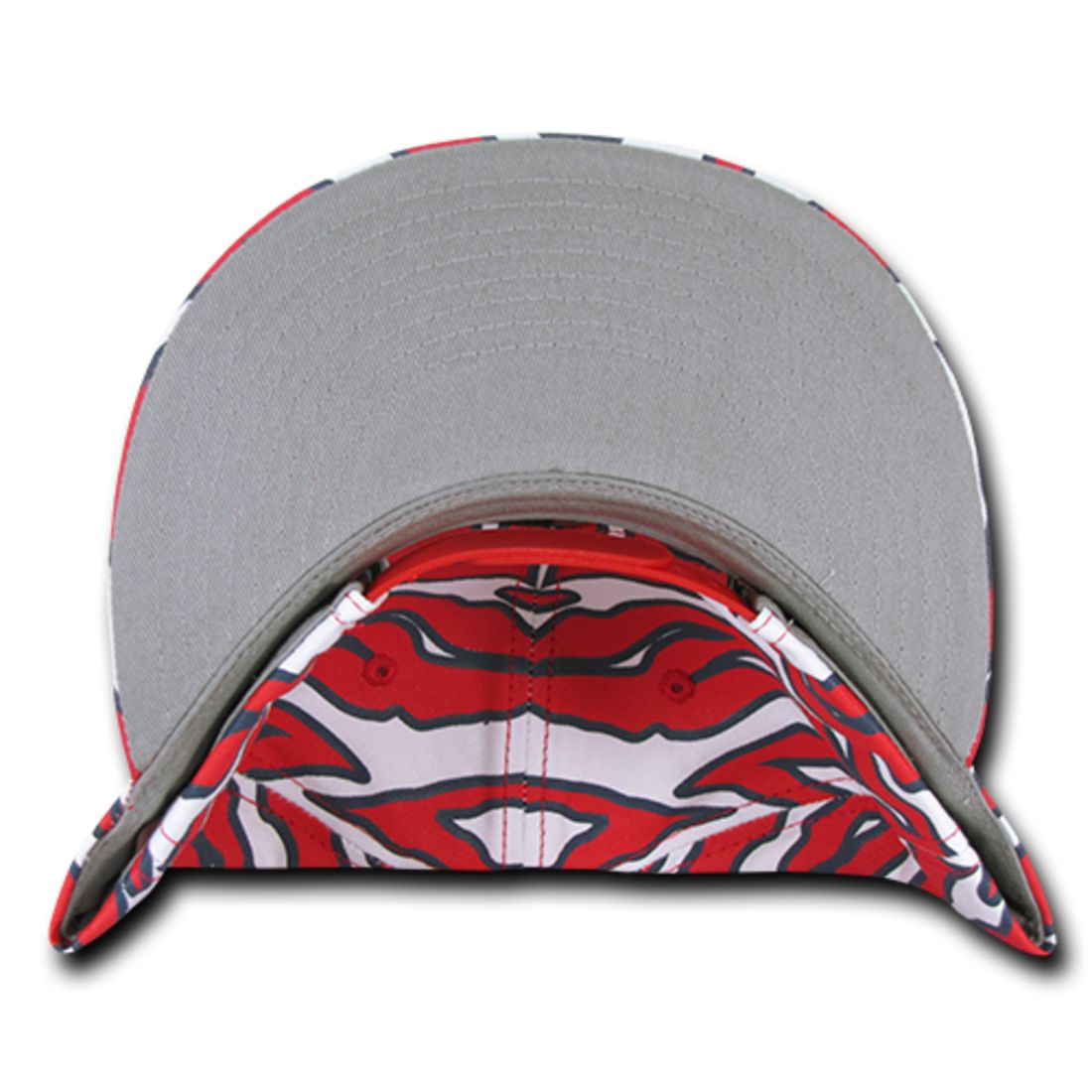 Decky 1060 Zebra Print Snapback Hats High Profile 6 Panel Caps Flat Bill Wholesale