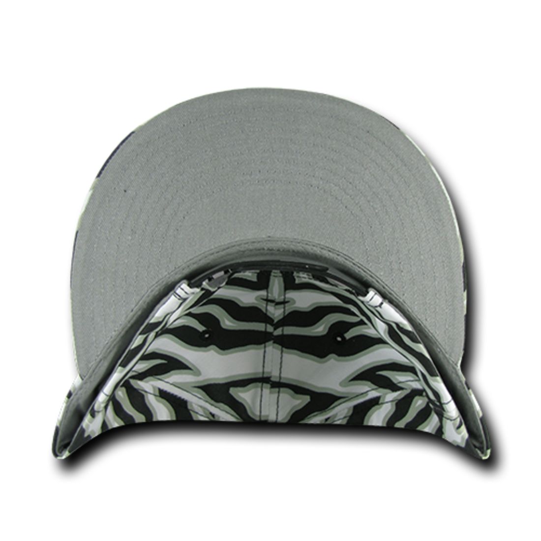 Decky 1061 Zebra Print Snapback Hats High Profile 6 Panel Baseball Caps Flat Bill Wholesale