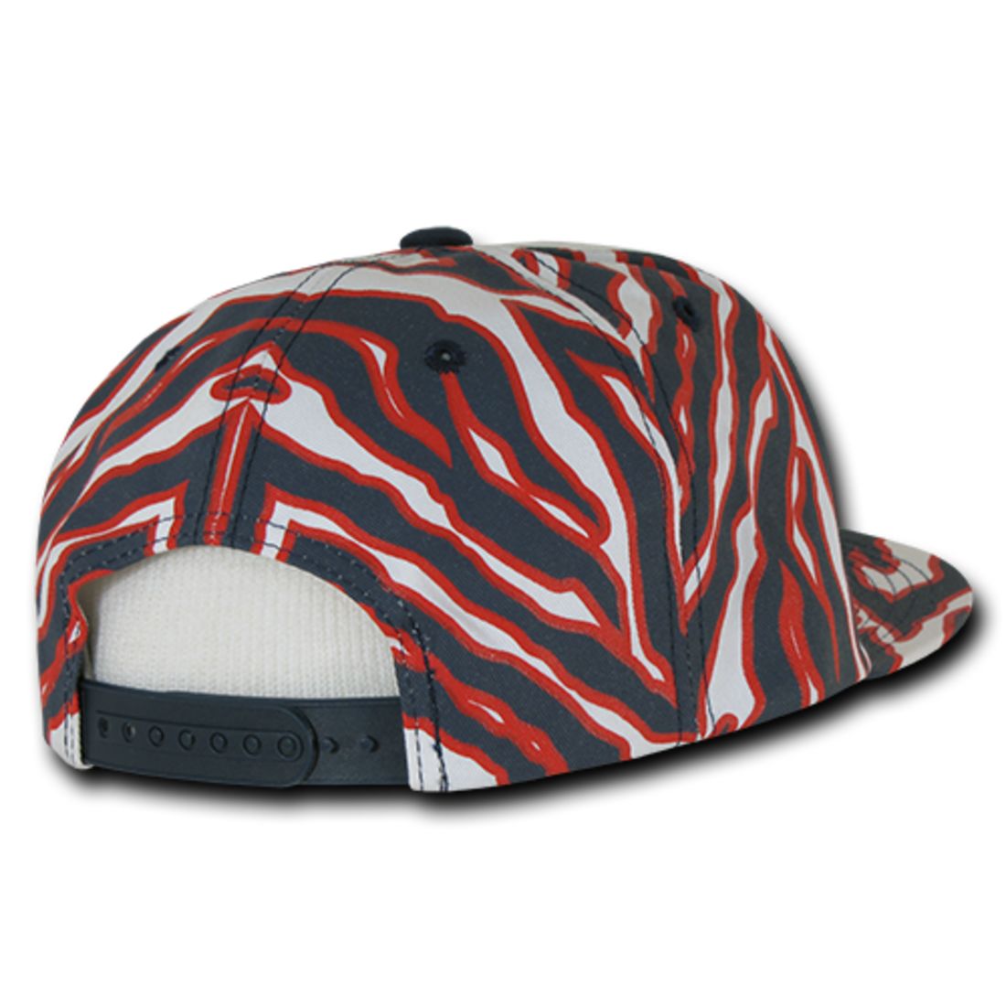 Decky 1061 Zebra Print Snapback Hats High Profile 6 Panel Baseball Caps Flat Bill Wholesale