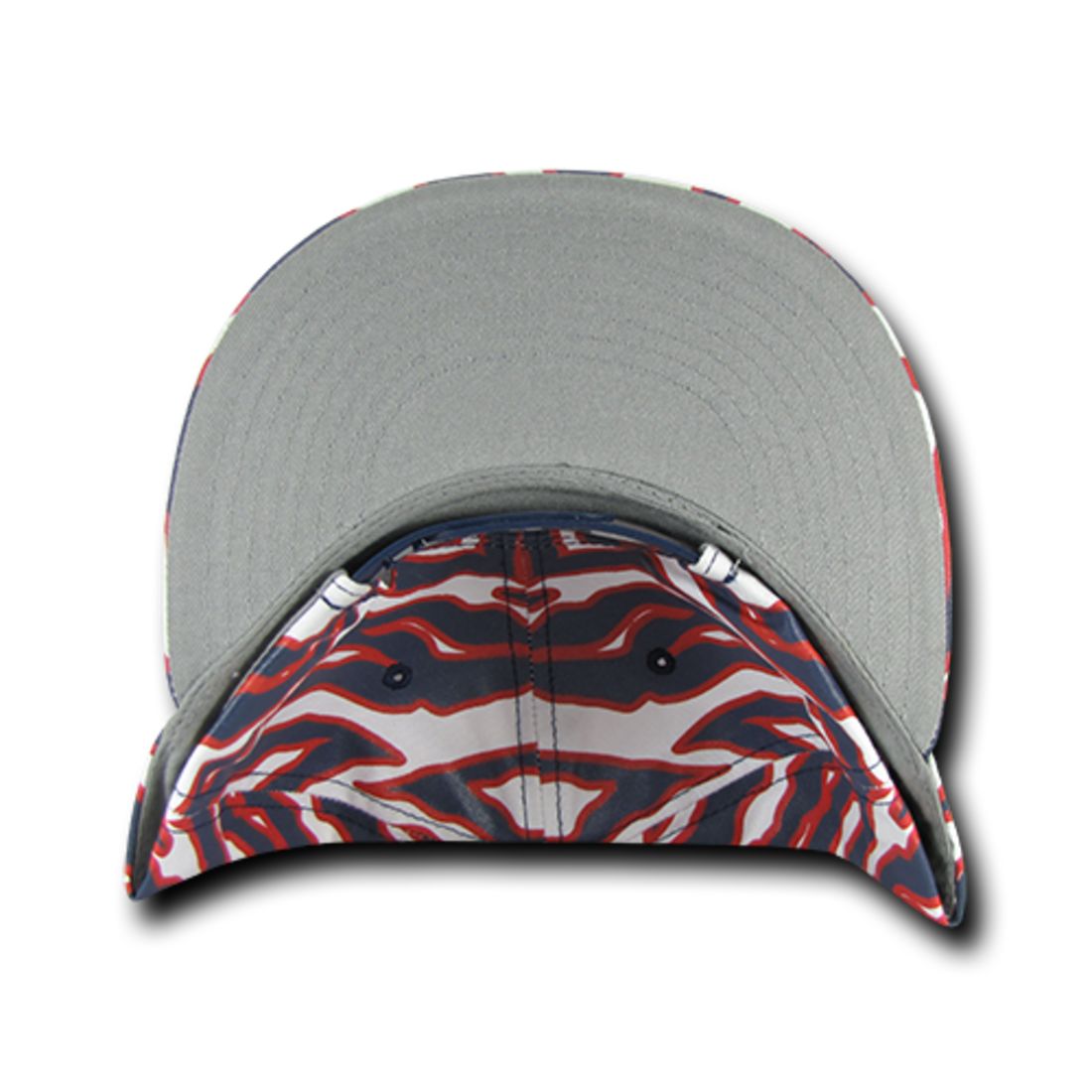 Decky 1061 Zebra Print Snapback Hats High Profile 6 Panel Baseball Caps Flat Bill Wholesale
