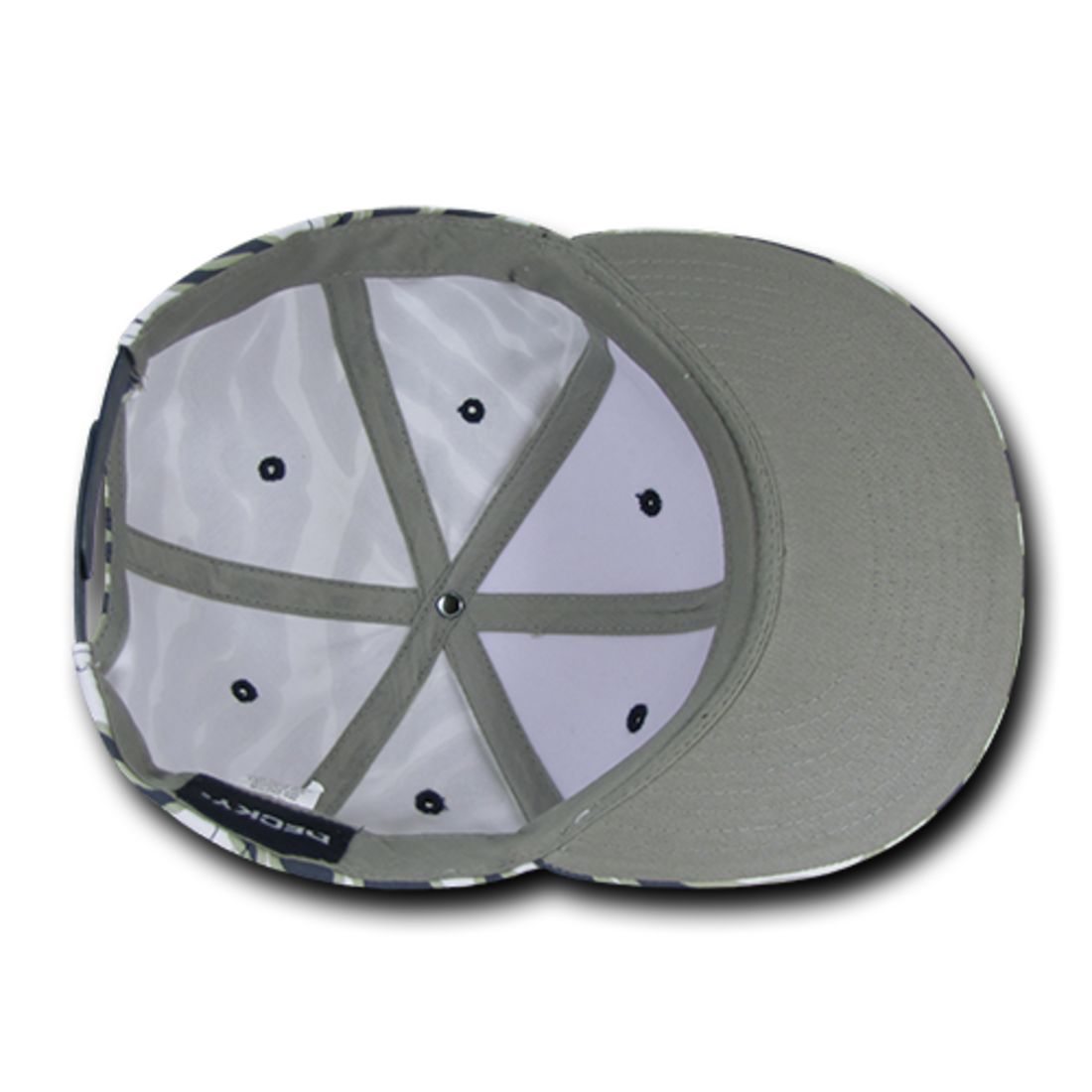 Decky 1061 Zebra Print Snapback Hats High Profile 6 Panel Baseball Caps Flat Bill Wholesale