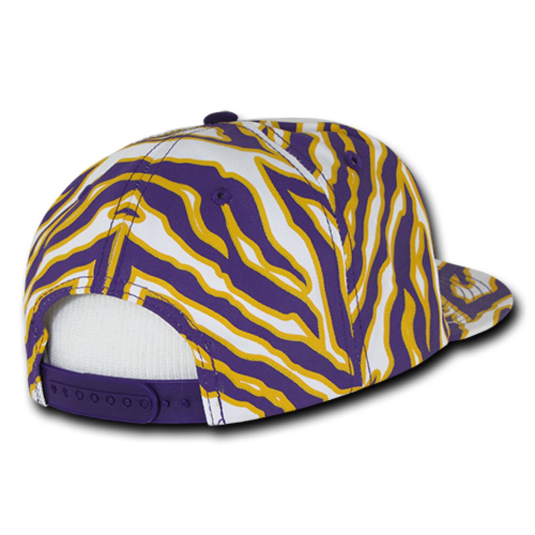 Decky 1061 Zebra Print Snapback Hats High Profile 6 Panel Baseball Caps Flat Bill Wholesale