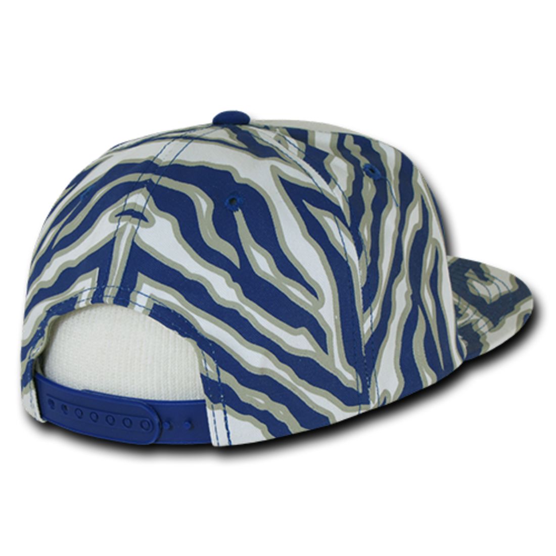 Decky 1061 Zebra Print Snapback Hats High Profile 6 Panel Baseball Caps Flat Bill Wholesale