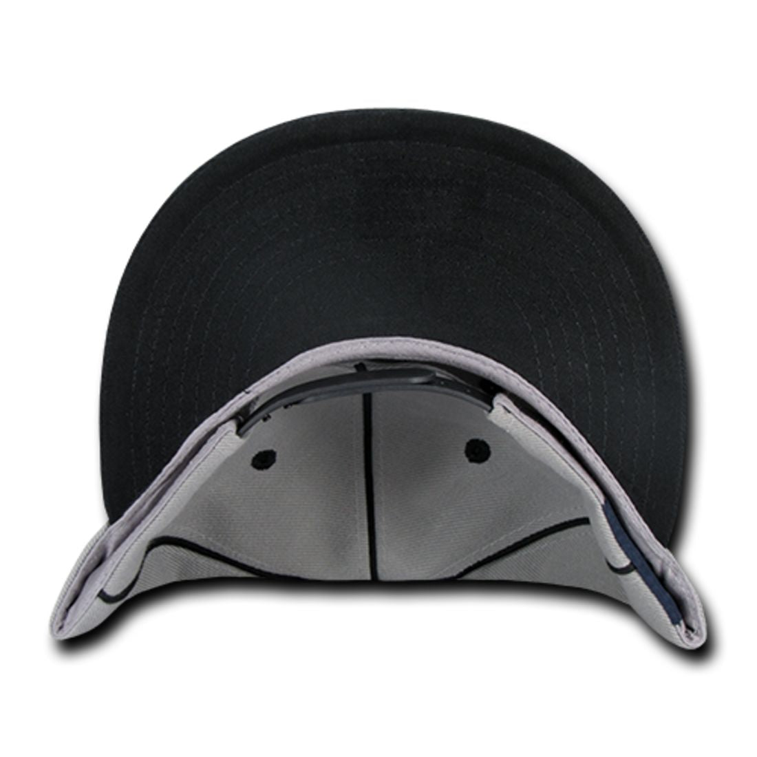 Decky 1078 Piped Crown Snapback Hats High Profile 6 Panel Flat Bill Caps Wholesale