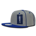 Decky 1078 Piped Crown Snapback Hats High Profile 6 Panel Flat Bill Caps Wholesale