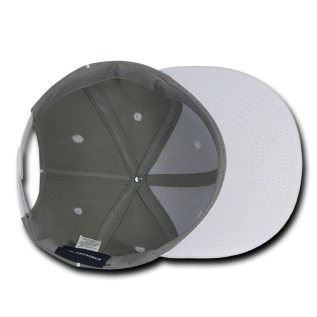 Decky 1078 Piped Crown Snapback Hats High Profile 6 Panel Flat Bill Caps Wholesale