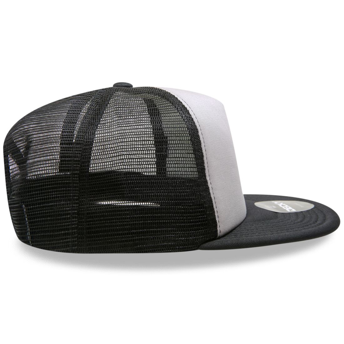 Decky 1080 High Profile Foam Trucker Snapback Hats 5 Panel Flat Bill Caps Wholesale