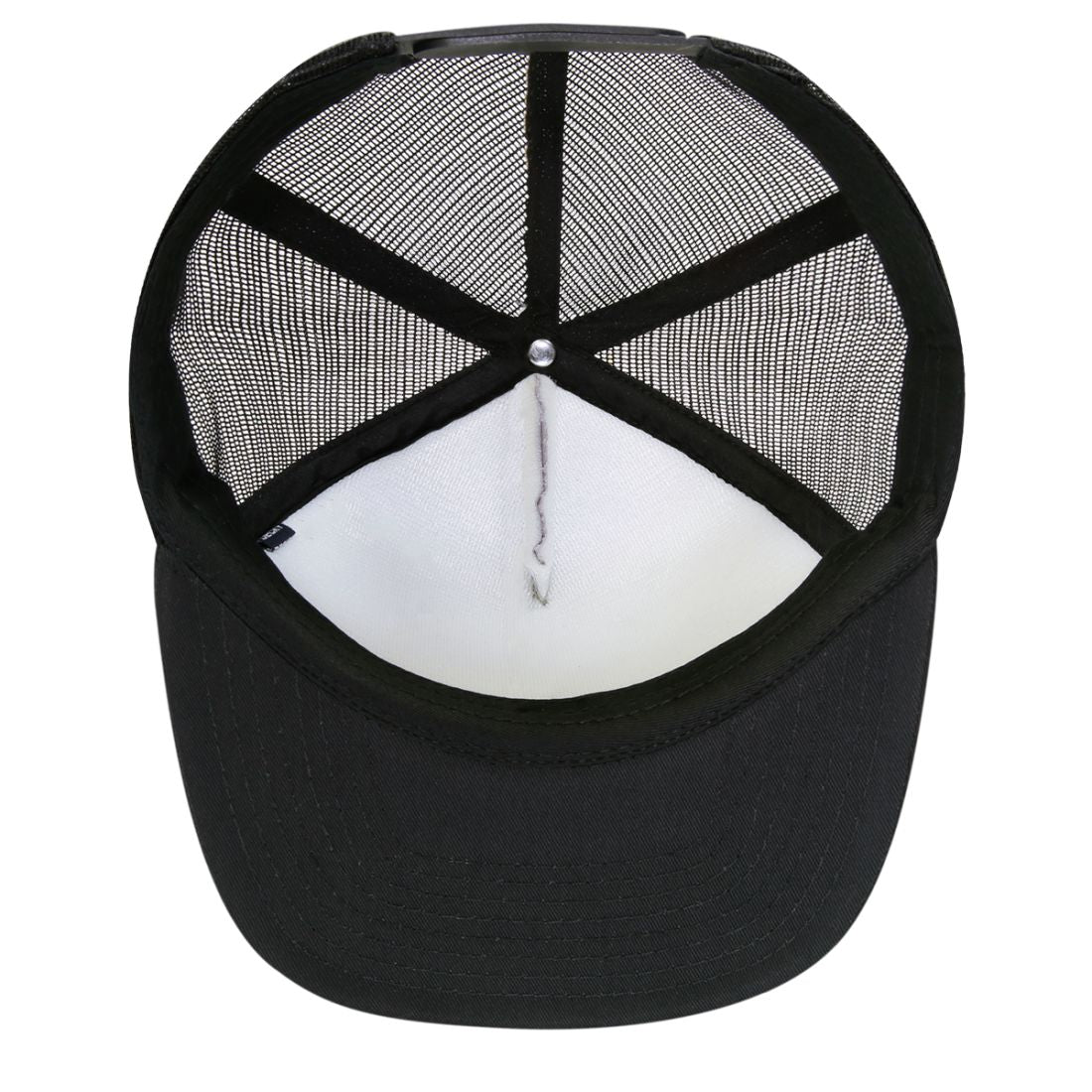 Decky 1080 High Profile Foam Trucker Snapback Hats 5 Panel Flat Bill Caps Wholesale