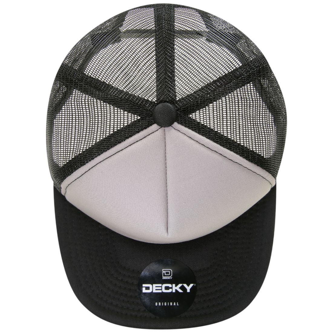 Decky 1080 High Profile Foam Trucker Snapback Hats 5 Panel Flat Bill Caps Wholesale