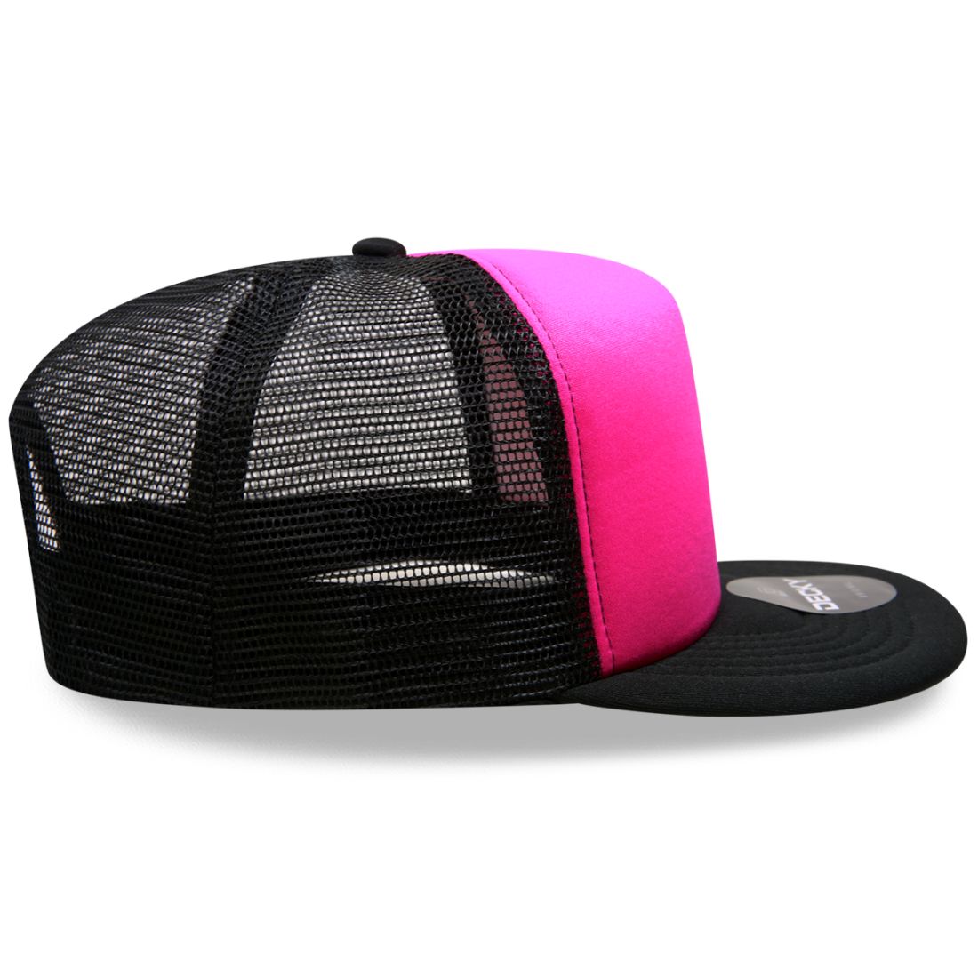 Decky 1080 High Profile Foam Trucker Snapback Hats 5 Panel Flat Bill Caps Wholesale