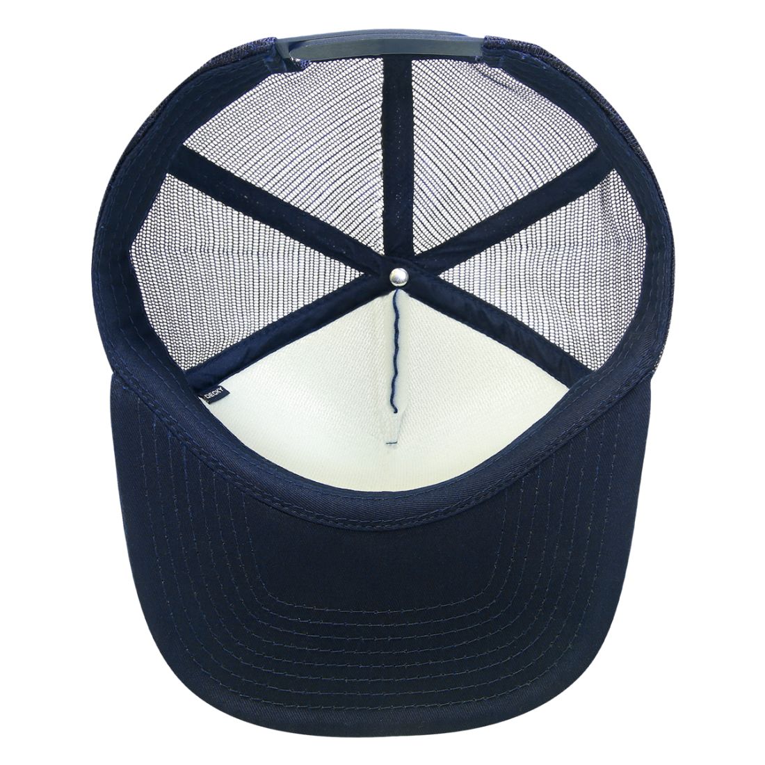 Decky 1080 High Profile Foam Trucker Snapback Hats 5 Panel Flat Bill Caps Wholesale