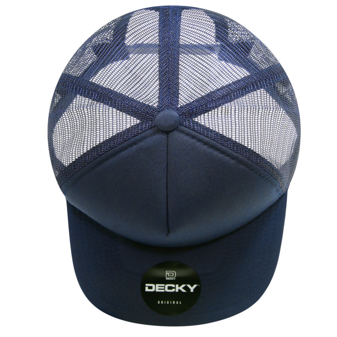 Decky 1080 High Profile Foam Trucker Snapback Hats 5 Panel Flat Bill Caps Wholesale