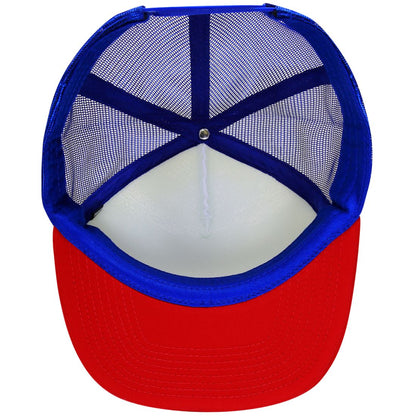 Decky 1080 High Profile Foam Trucker Snapback Hats 5 Panel Flat Bill Caps Wholesale