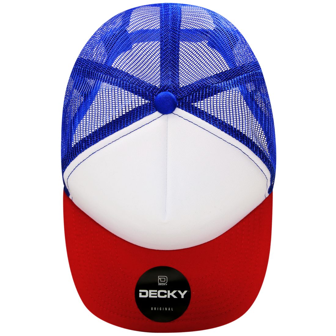 Decky 1080 High Profile Foam Trucker Snapback Hats 5 Panel Flat Bill Caps Wholesale