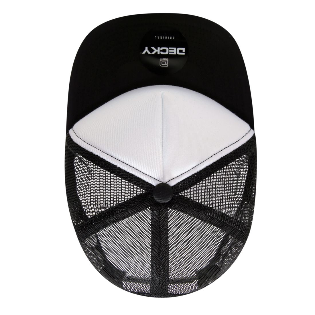 Decky 1080 High Profile Foam Trucker Snapback Hats 5 Panel Flat Bill Caps Wholesale