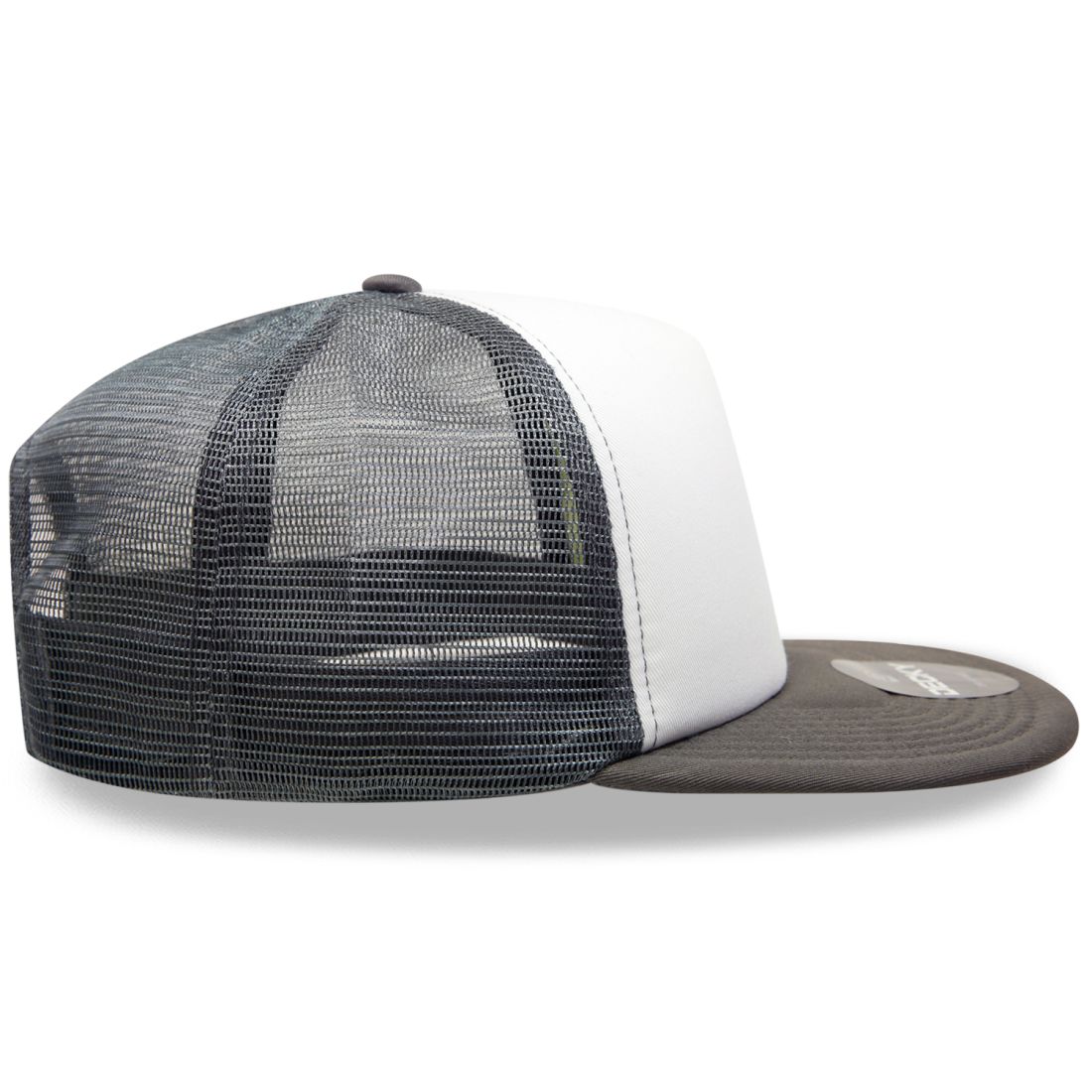 Decky 1080 High Profile Foam Trucker Snapback Hats 5 Panel Flat Bill Caps Wholesale