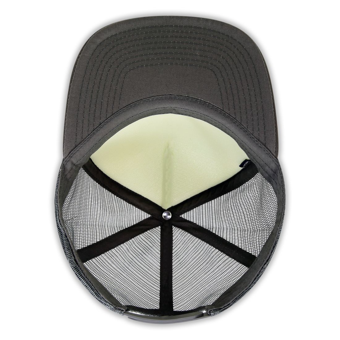 Decky 1080 High Profile Foam Trucker Snapback Hats 5 Panel Flat Bill Caps Wholesale