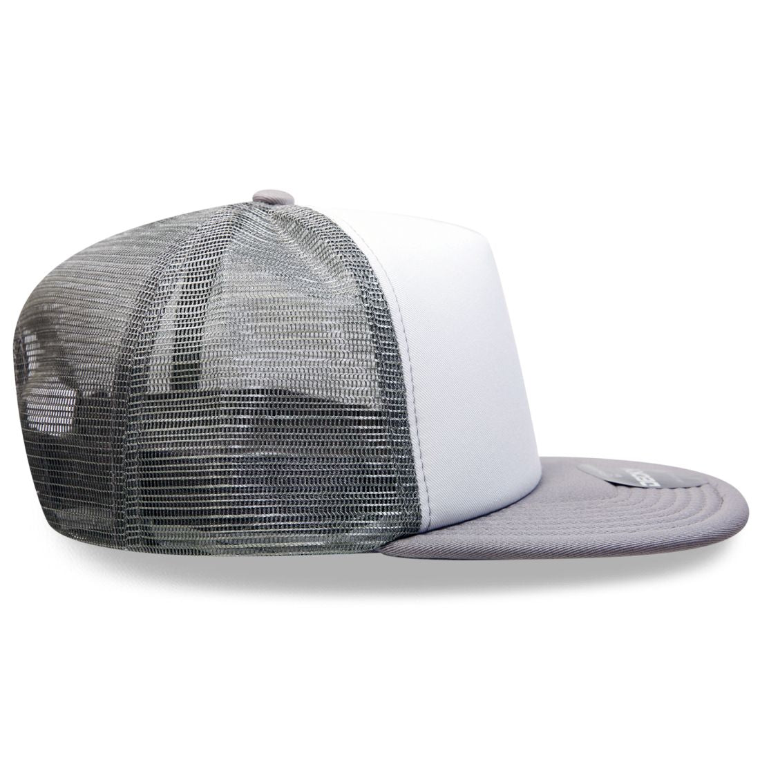 Decky 1080 High Profile Foam Trucker Snapback Hats 5 Panel Flat Bill Caps Wholesale