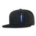 Decky 1087 Melton Wool High Profile Snapback Hats 6 Panel Flat Bill Caps Wholesale