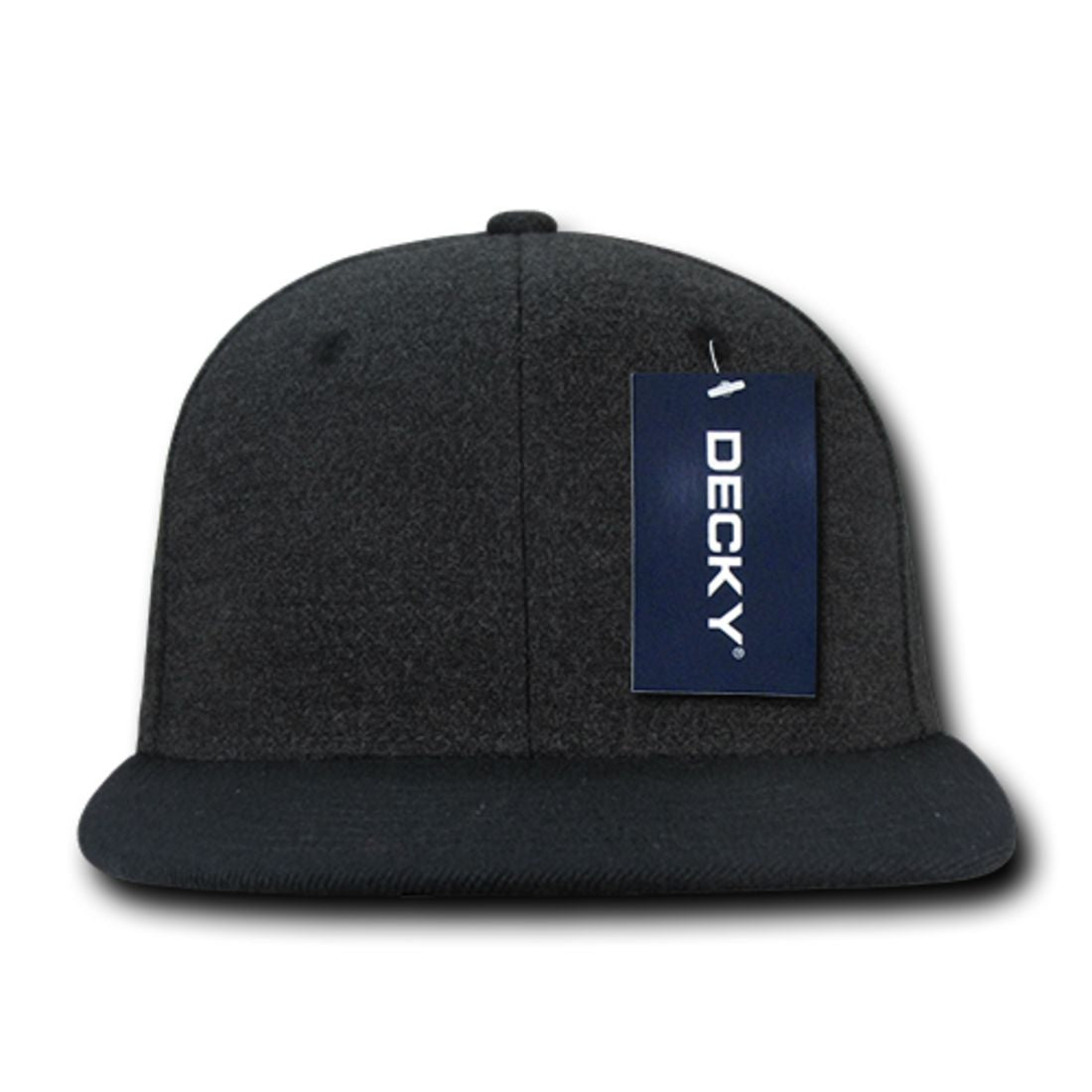 Decky 1087 Melton Wool High Profile Snapback Hats 6 Panel Flat Bill Caps Wholesale